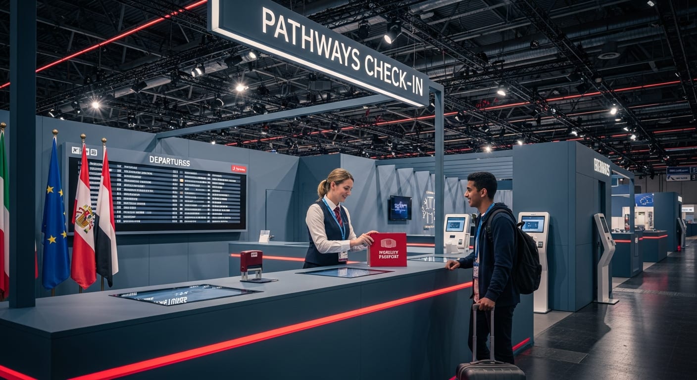 EU Pathways Check-in Desk