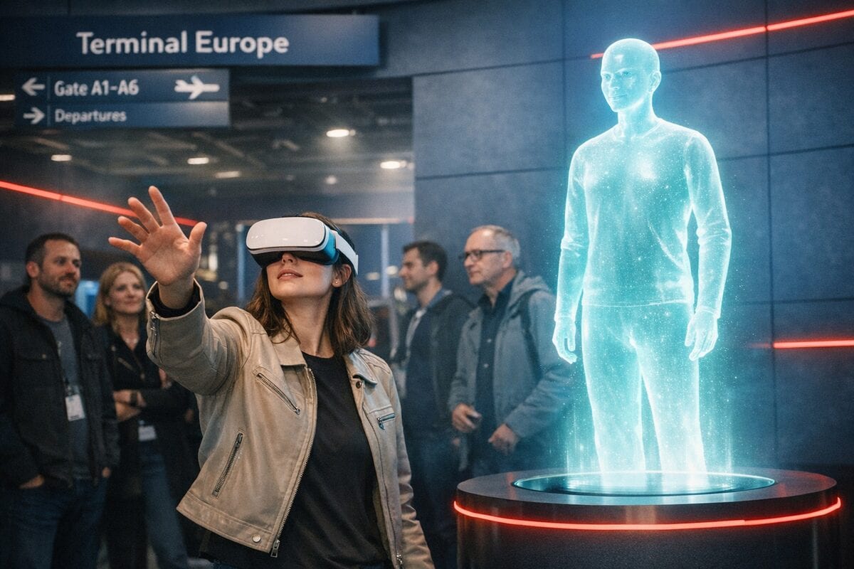 VR and AI Hologram