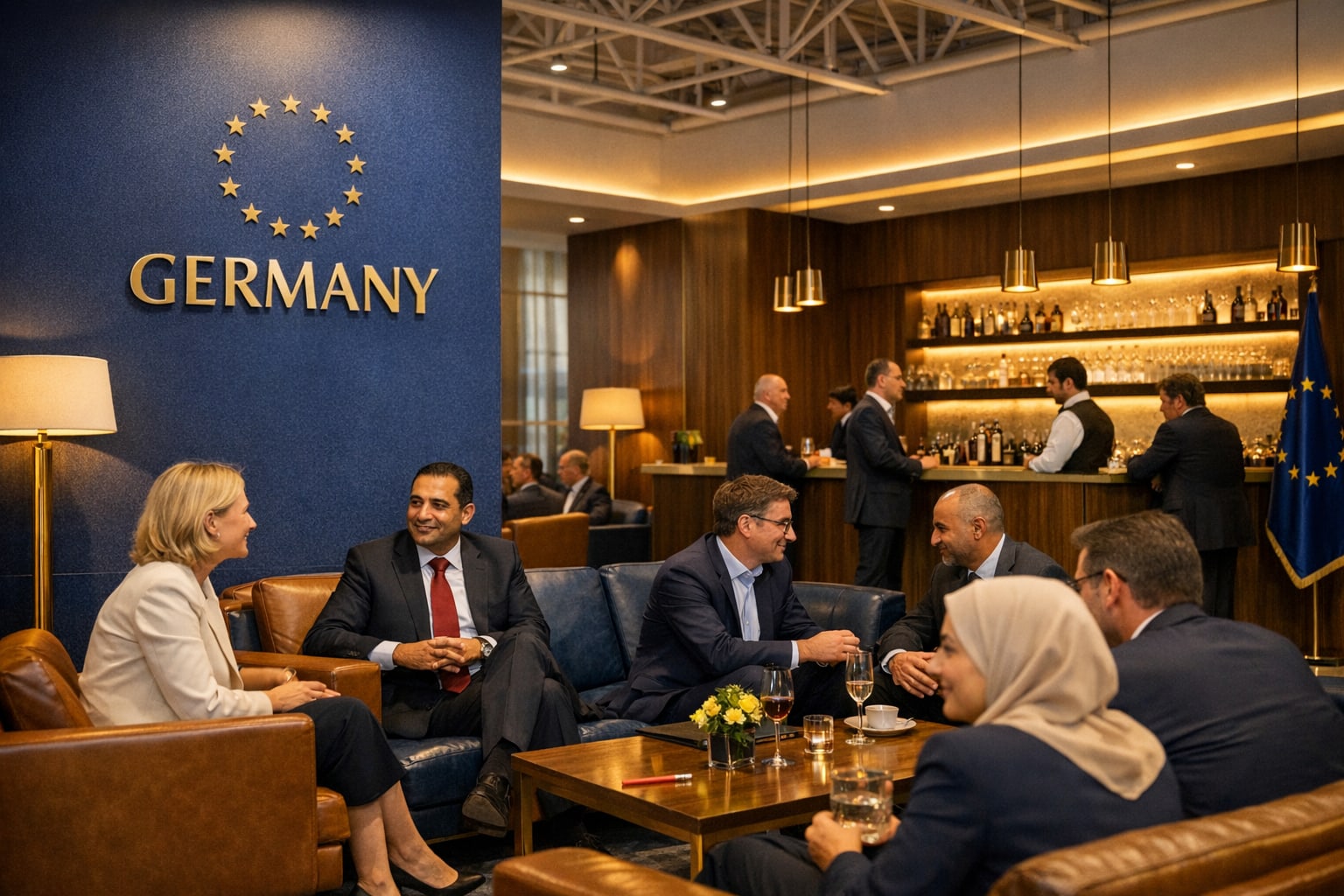 Hosted VIP lounge