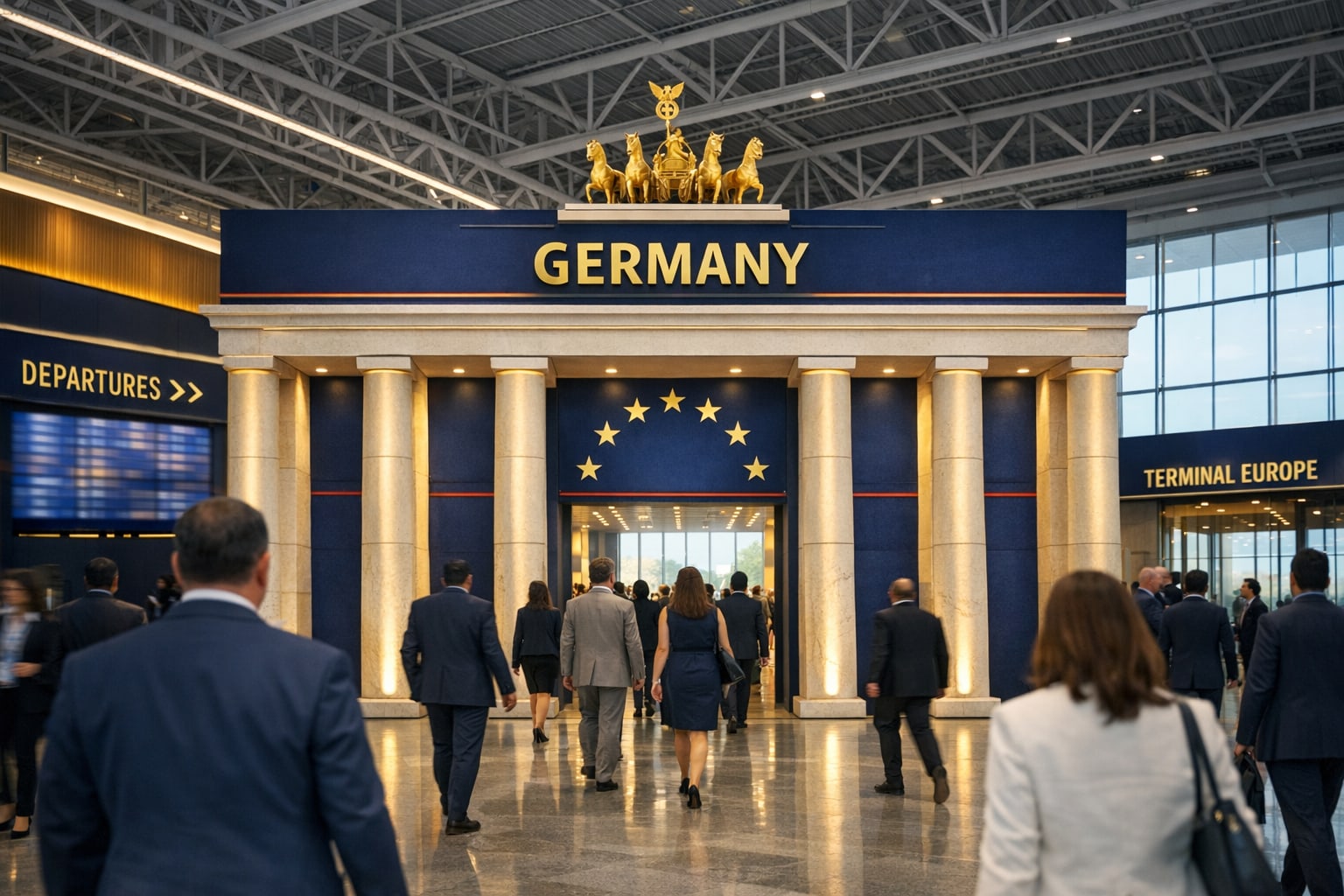 Brandenburg Portal entrance