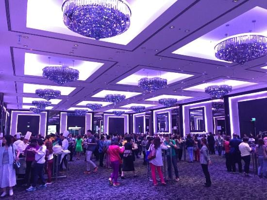 JW Marriott ballroom event setup