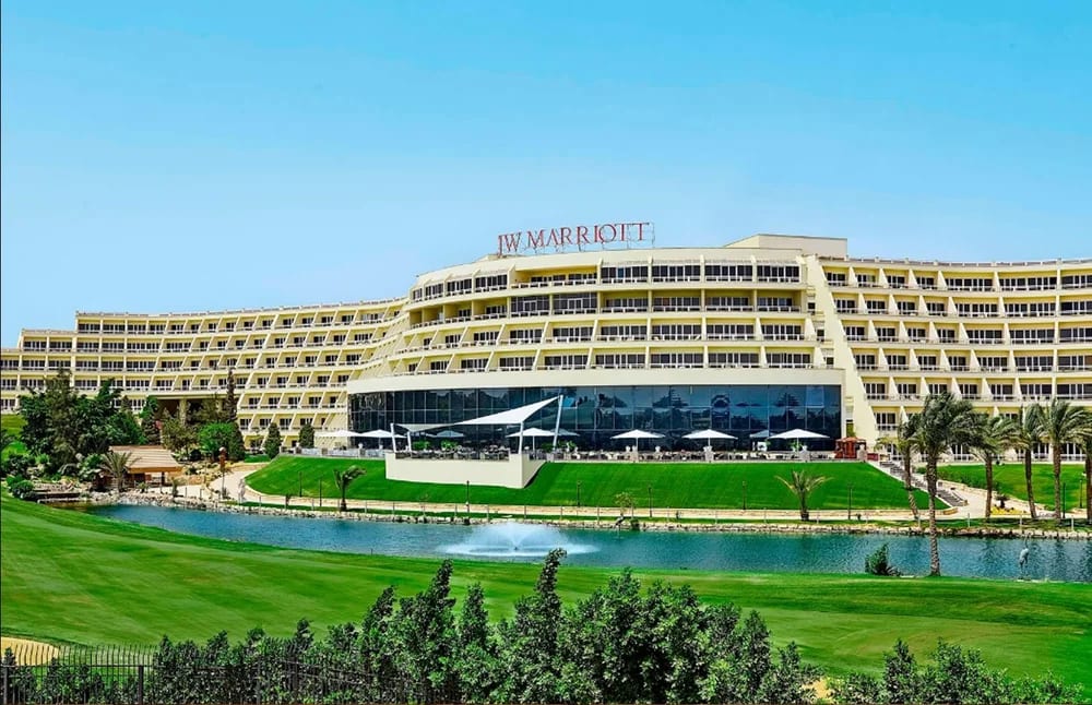 JW Marriott exterior and golf area